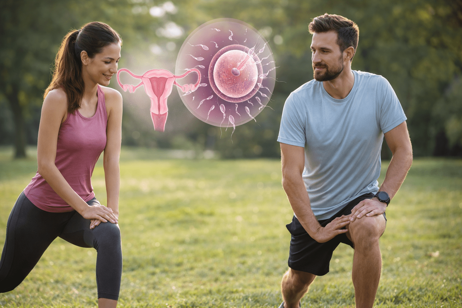 Exercício físico e fertilidade estão conectados, mas o segredo é o equilíbrio.