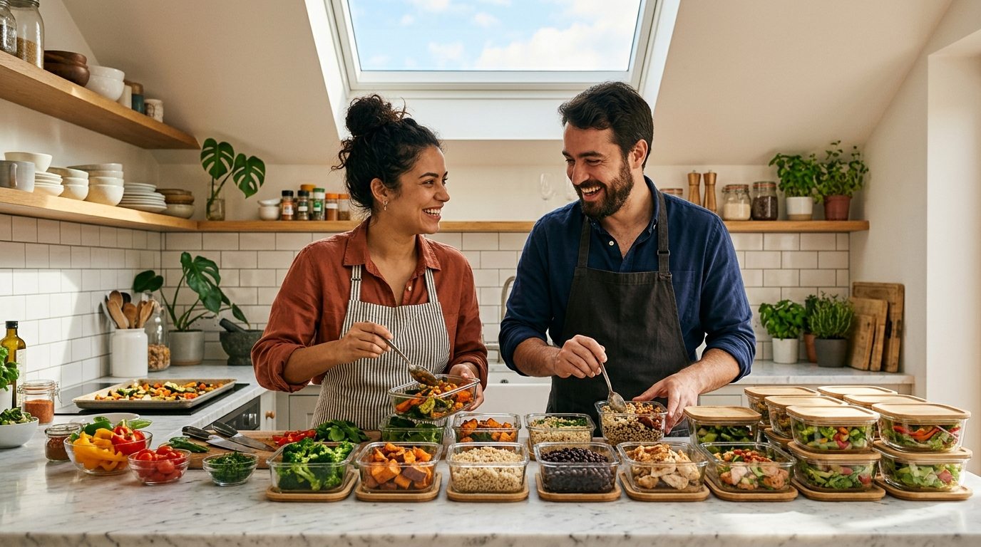 Plano alimentar de 7 dias para aumentar a fertilidade do casal.